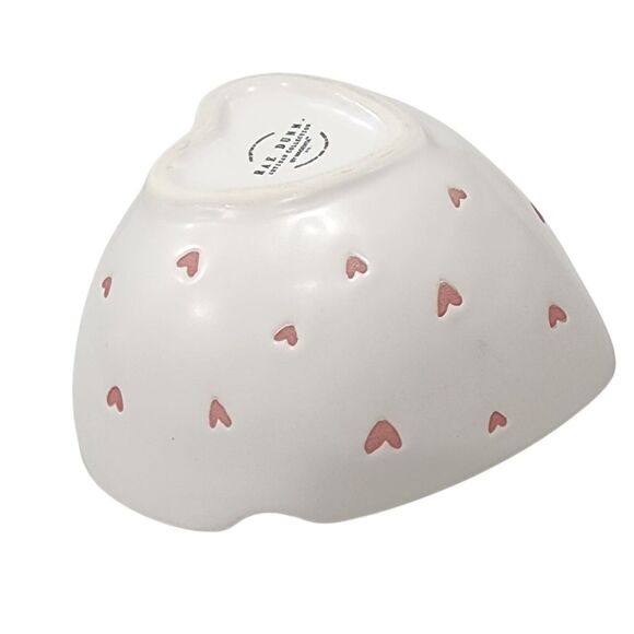 Rae Dunn Set of 2 Heart Shaped Ceramic Ramen‎ Noodle Bowl With Chopsticks NEW - Picture 13 of 16